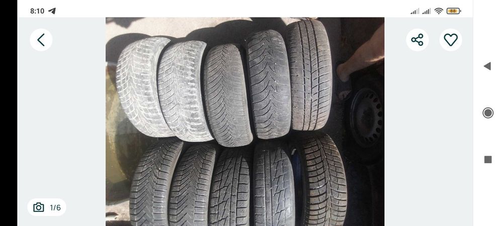 Шины (зима) от 205/55/R16 и есть другие меньшие размеры в описании