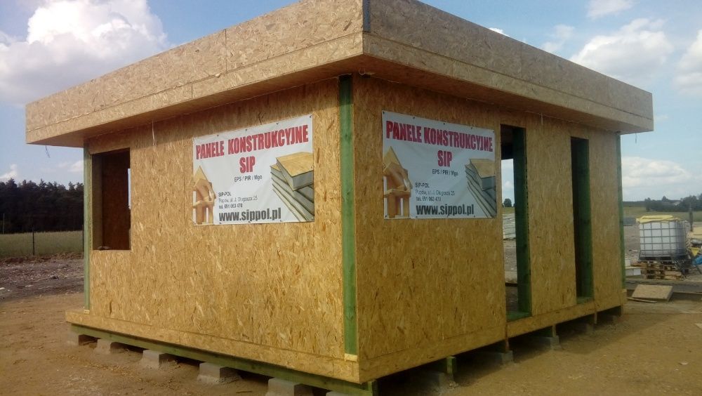 Panele SIP 174mm EPS 3m CERTYFIKAT ,pir panel ,domy całoroczne SIP-POL