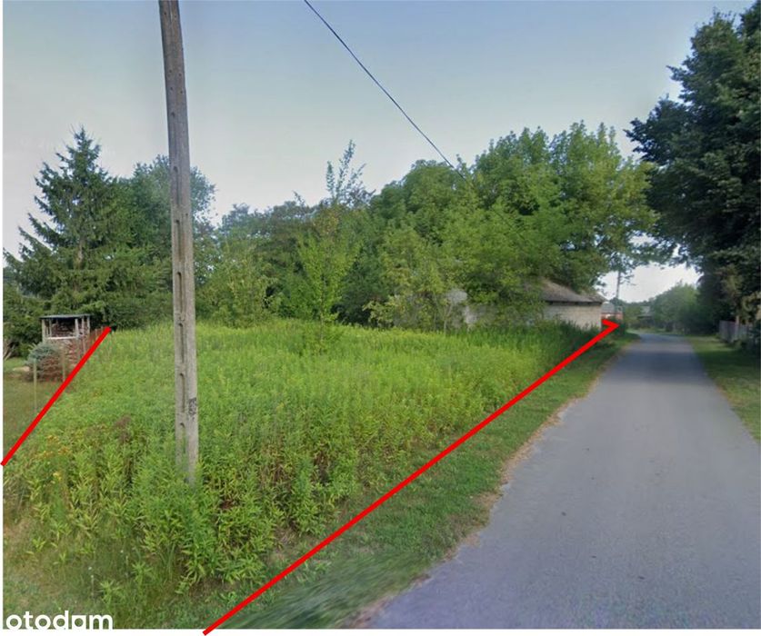 Działka budowlana 1942 m², wydane WZ na dwa domy, nad Wisłą, Gniazdków - Widok 4