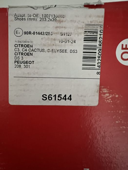 Calços de travao brembo