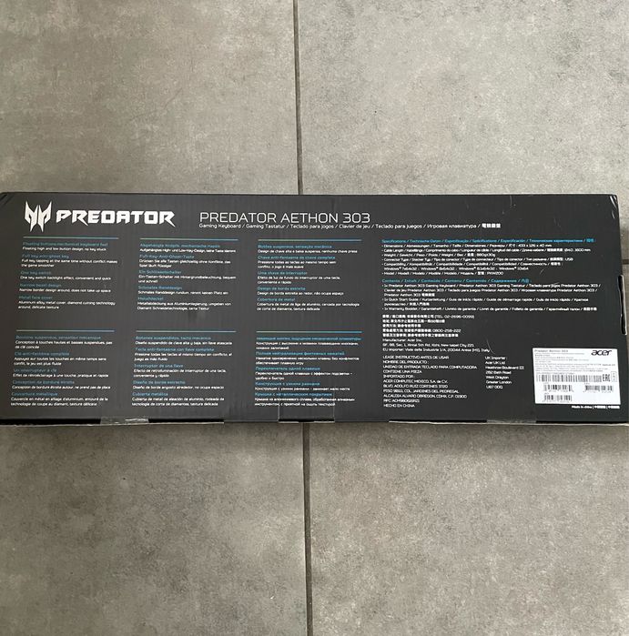 Klawiatura ACER Predator Aethon 303