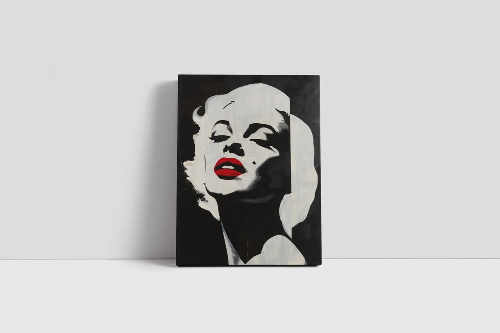 Obraz na płótnie Marilyn Monroe - Pop-Art 45x60 cm do salonu