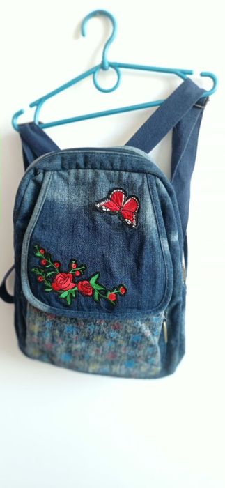 Джинсовий рюкзак