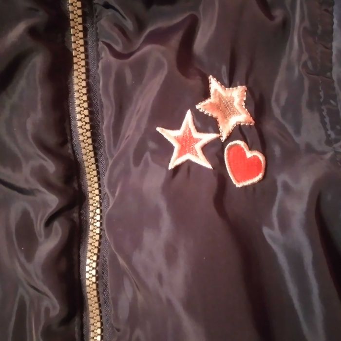 Kurtka zimowa dla dziewczynki parka 104 cm 3-4 lata ocieplana, czapka