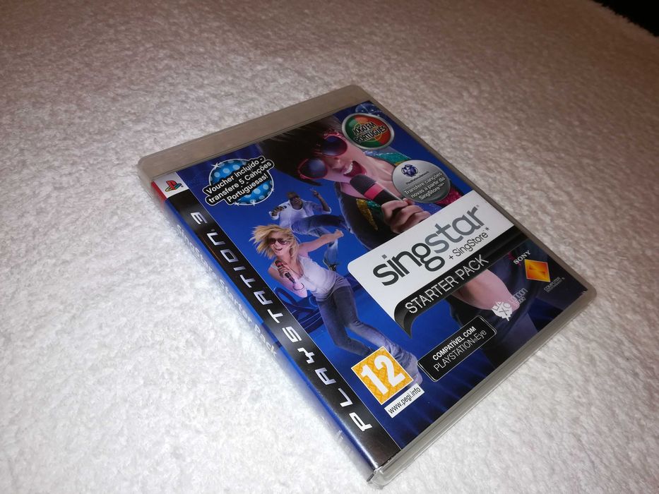 singstar, starter pack - jogo ps3 (jogo playstation 3)