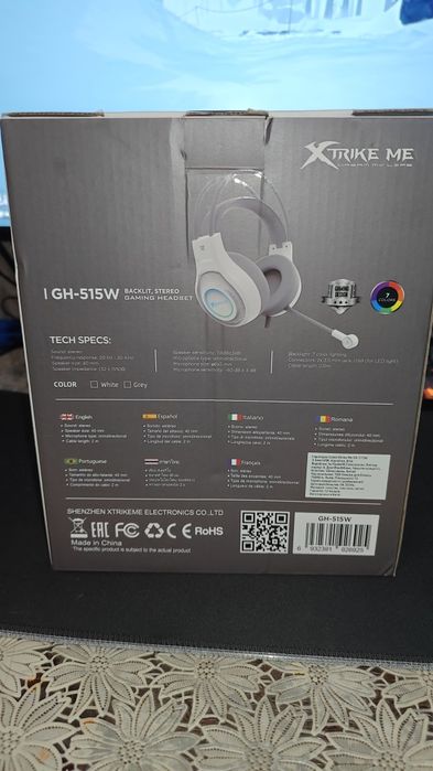 Ігрові навушники Xtrike Me GH-515W