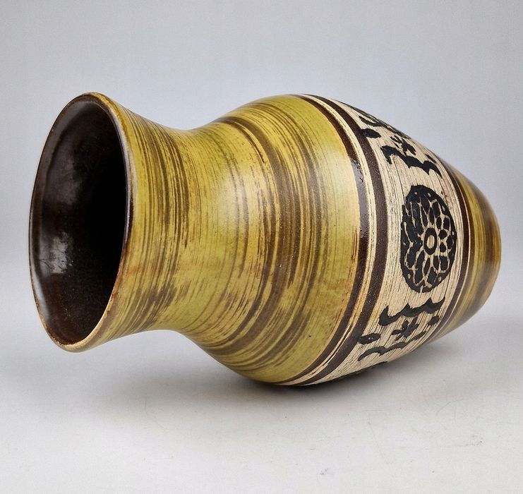 West Germany Jasba Keramik Ceramiczny Wazon lata60