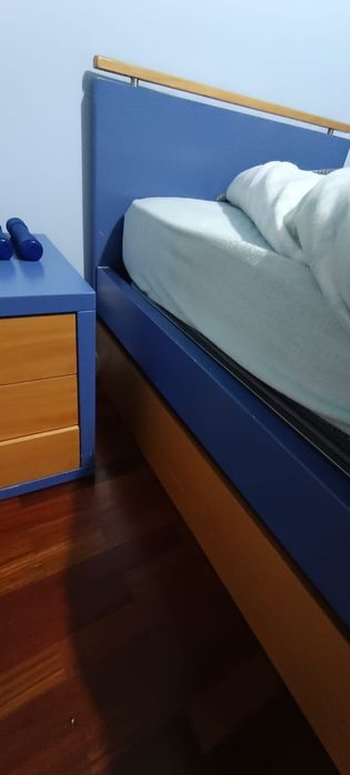 Cama de solteiro com gavetão