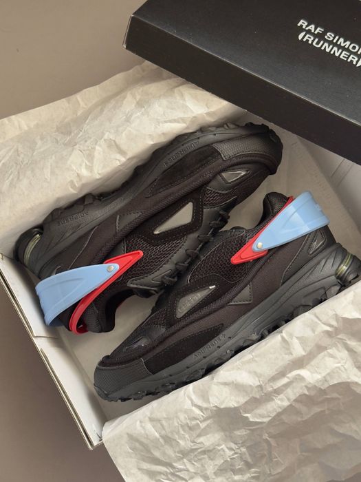 Новинка! Кросівки Raf Simons Response Trail 2 Raf Simons Core Black Bright Blue• Раф Сімонс
