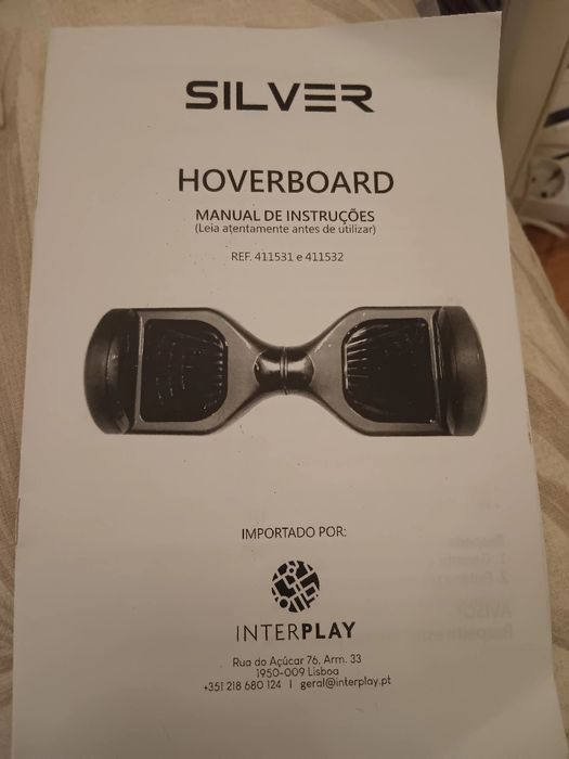 Hoverboard Silver Black