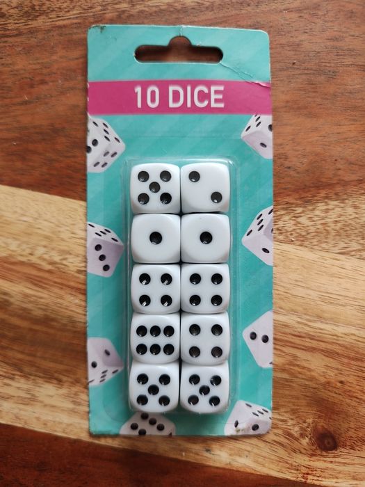 kostki do gry 10 sztuk