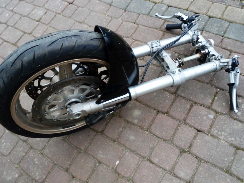 cafe racer zawieszenie lagi półki koło tarcze cały przód  komplet