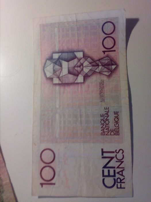 Nota de 100 Francos da Bélgica
