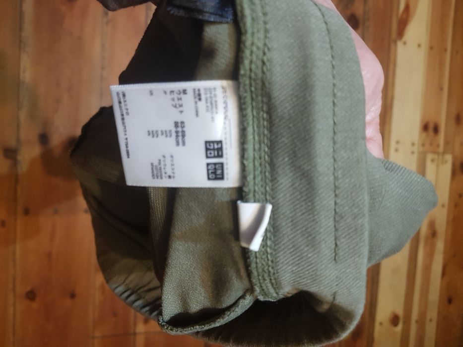 Spodnie z laycrą oliwkowe