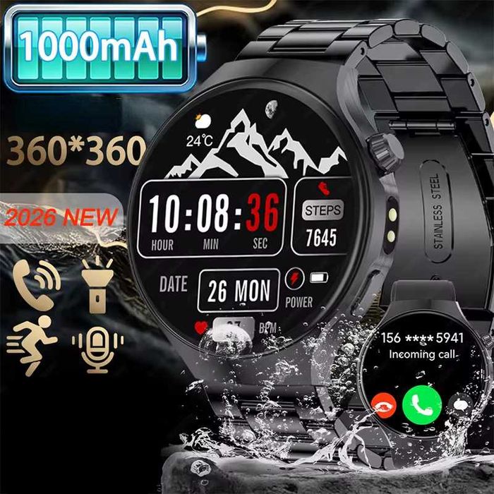 Смарт часы: DT WATCH5 PRO. NFC.GPS.Compass.1000mAh.Barometr