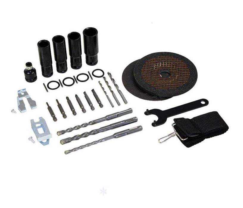 Набор аккумуляторных инструментов Grand №4 (Перф,гайка,болгарка,шурик)