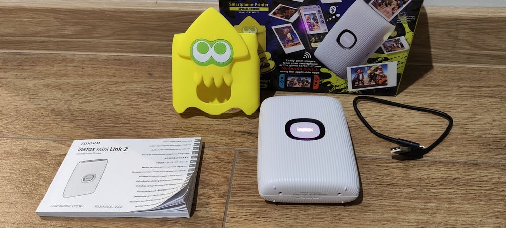 Uszkodzona Drukarka Instax Mini link 2 splatoon edition