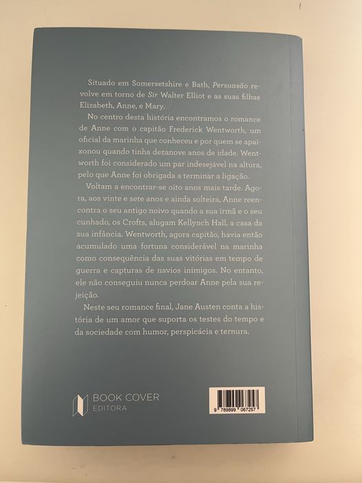 Livro “Persuasão” da Jane Austen