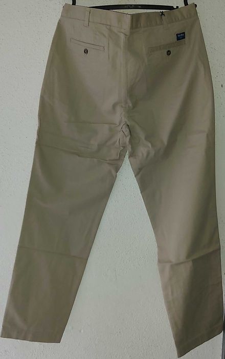 Calças Chino Mr. Blue - Meia Estação Liso, tamanho 50, Novas