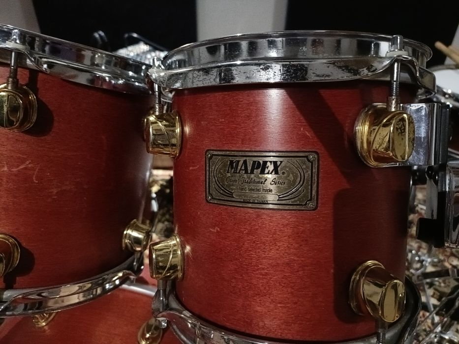 Bateria Mapex Orion com tarola Mapex Black Panther