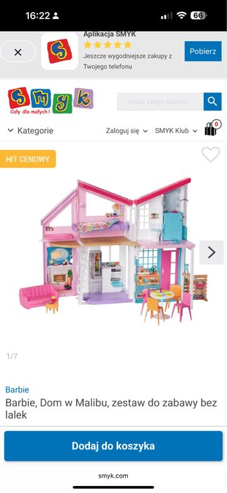 Domek Barbie Malibu składany