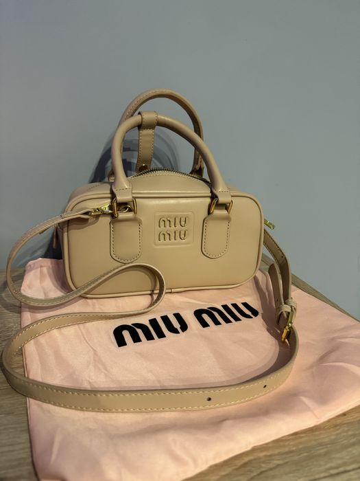 Torebka bezowa miu.miu