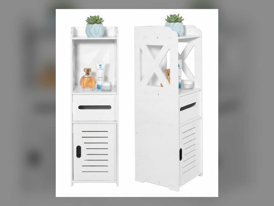 Nowa Szafka Łazienkowa Ażurowa 80 Cm Uchwyt Na Papier Słupek