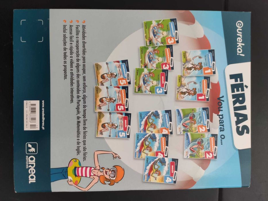 Cadernos de atividades Matemática e Português - Eureka férias