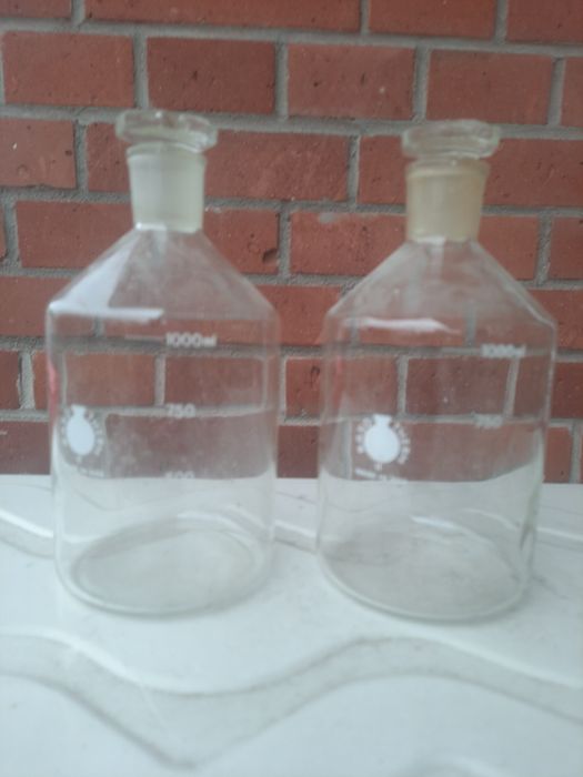Butelki laboratoryjne 2 sztuki