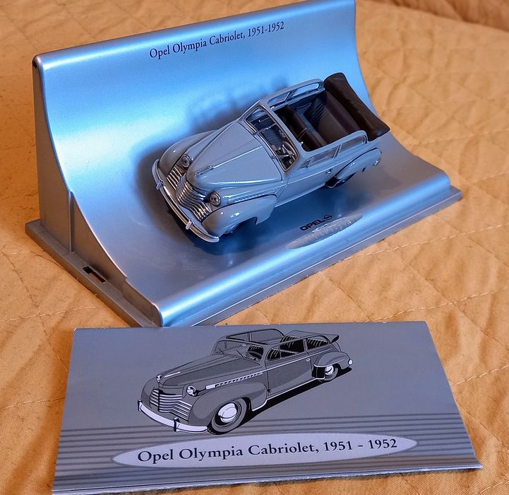 Opel Olympia Cabrio 1951 52 , 1:43 , stan idealny, edycja limitowana,