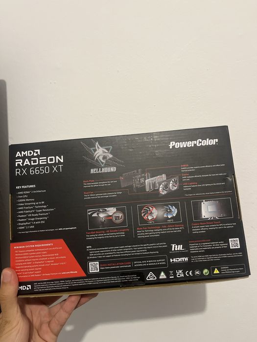Rx 6650XT 8gb como nova (ver descricão)