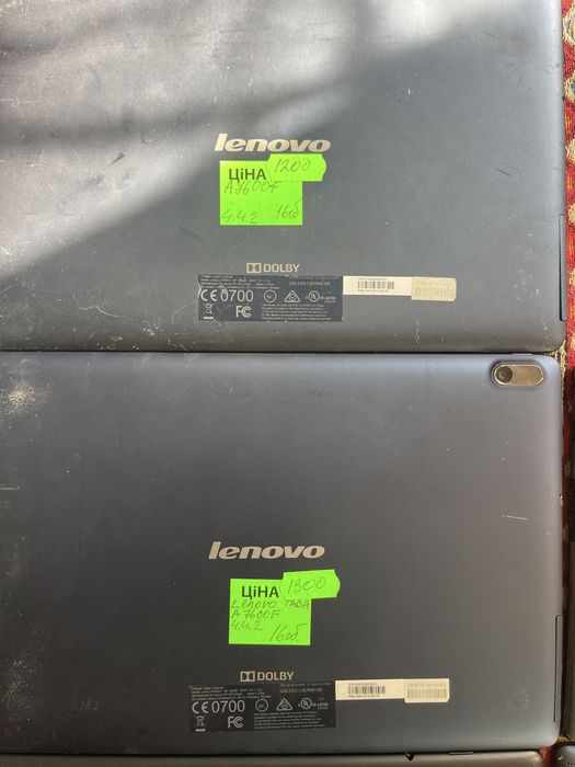 Планшеты Lenovo с Европы
