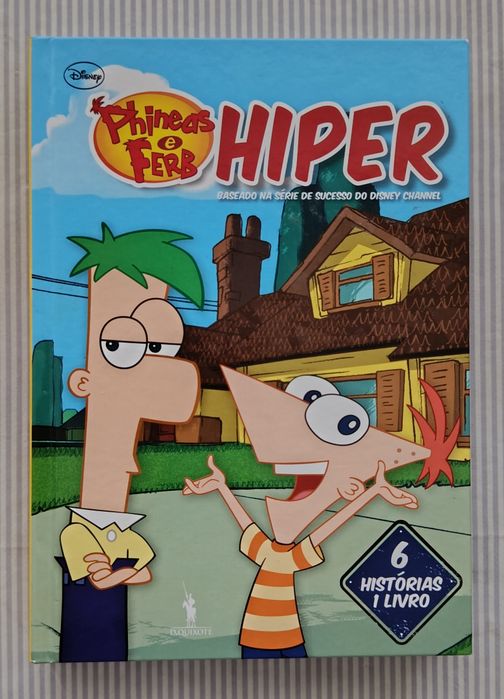 Livro ( HIPER - Phineas e Ferb ) Disney Channel