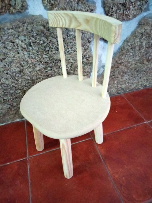 Cadeira criança madeira