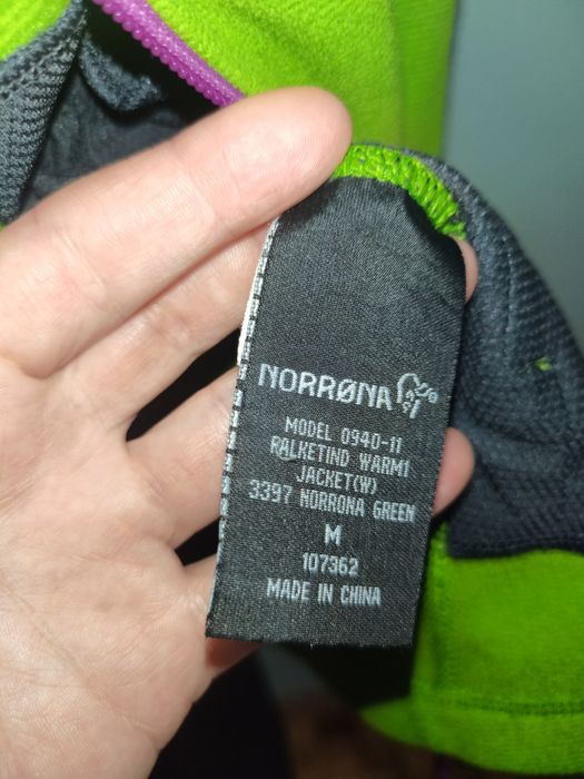 Флисовая кофта Norrona Falketind  Warm1 Jacket Polartec