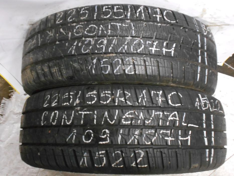 OPONY 225/55R17C CONTINENTAL VAN CONTACT 4 SEASON DOT 1522 9MM