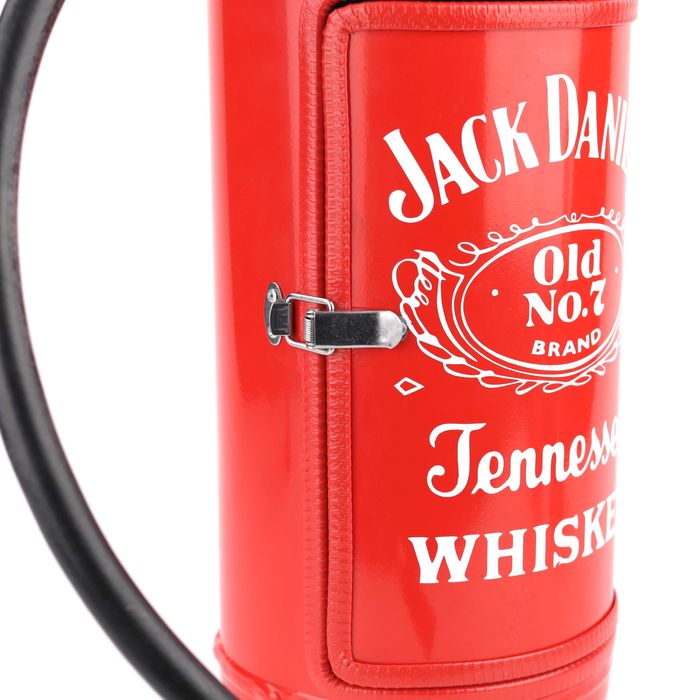 Вогнегасник міні-бар на подарунок з написом "Jack Daniels" Червоний
