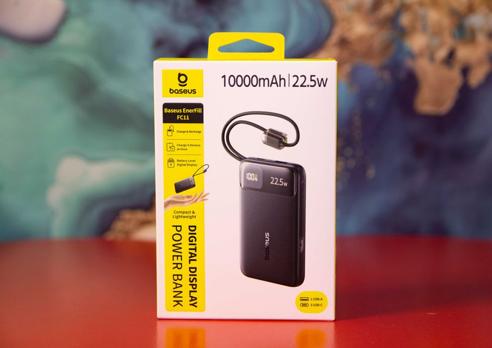 25000mAh/145W! ПаверБанк Baseus EnerFill FC41|2 Type-C|Для ноутбука