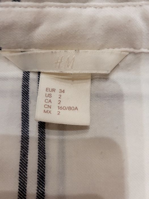 Koszula w kratę H&M r XS /S