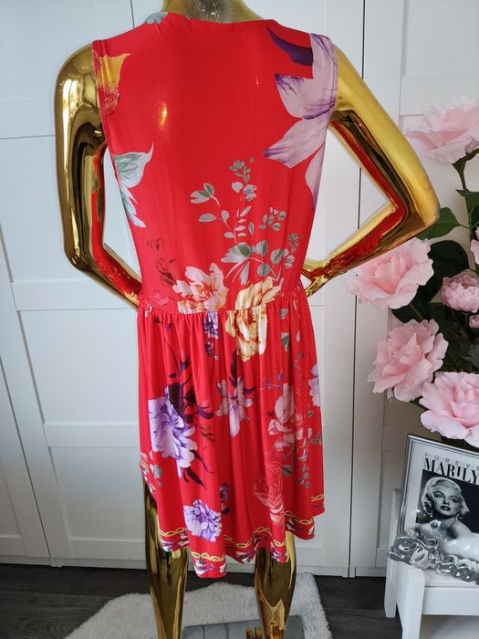 Nowa sukienka Styl Boho w kwiaty z koronką  R.40/42