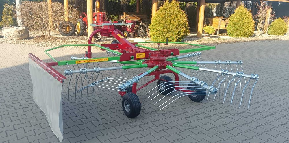 WYPRZEDAŻ Nowa zgrabiarka karuzelowa PROMAR COMER – tandem 3,5–4,1 m