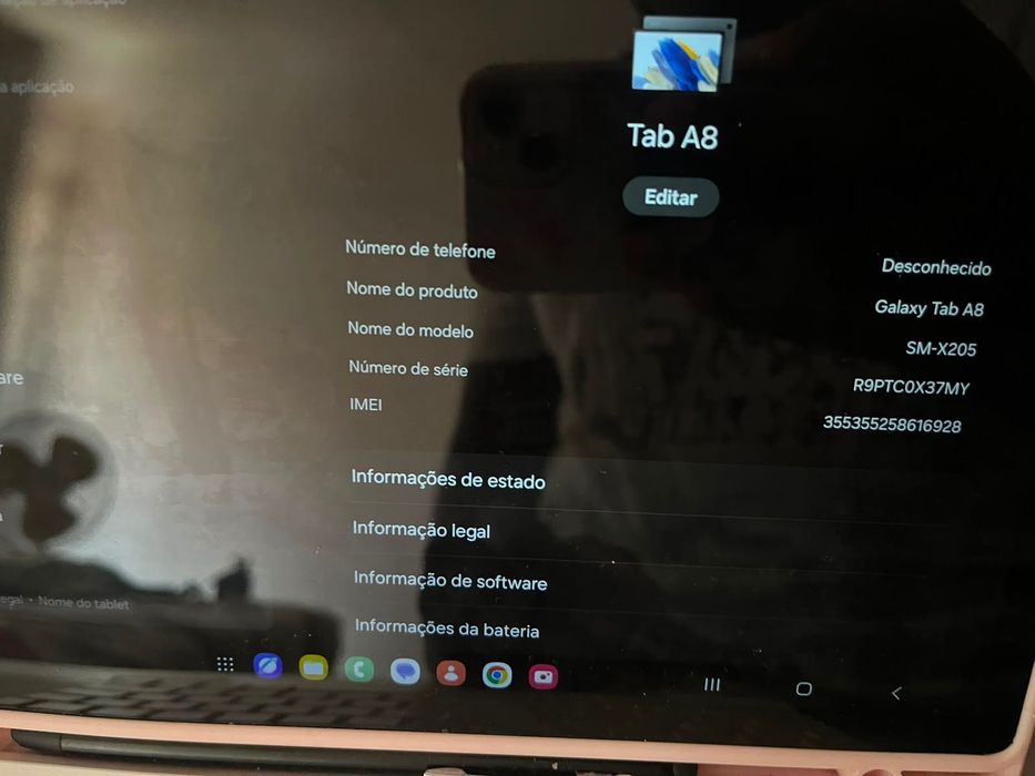 Tablete usado preto