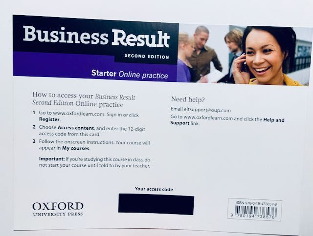 Business Result 2ed Starter Online Practice: kod do ćwiczeń