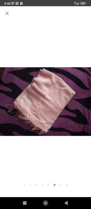 Неймовірно гарний Італійський вовняний шарф в новому стані