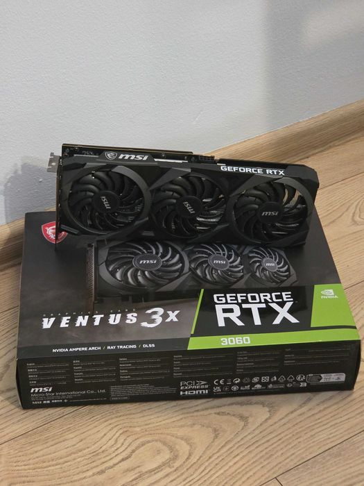 RTX3060 12GB MSI Ventus 3x OC - świetny egzemplarz do UV+OC