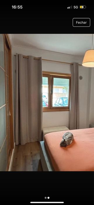 Cortinados cinzentos blackout