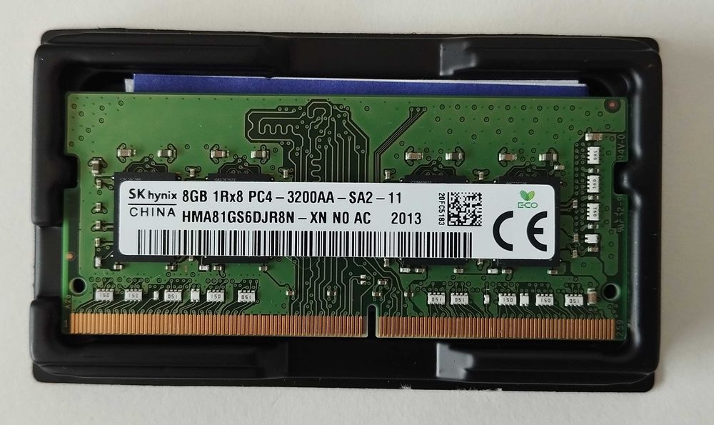 8GB DDR4 sodimm (portátil)