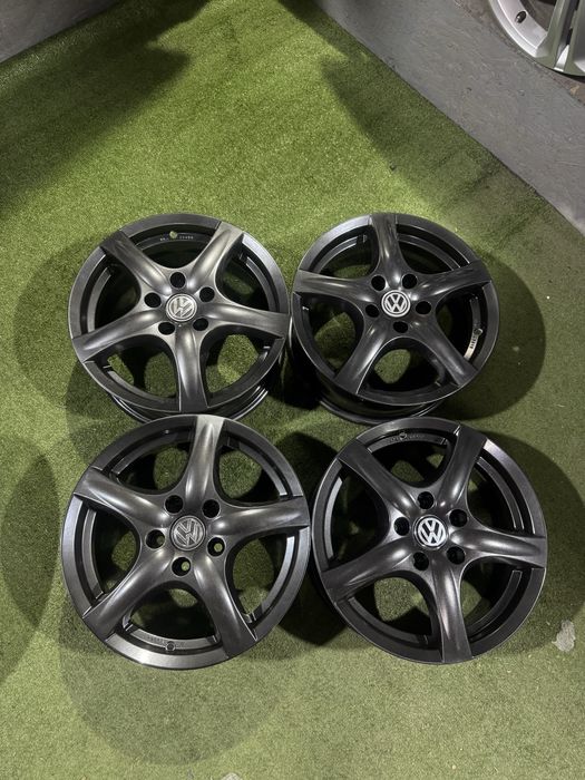 Диски титани 5:112R16 Volkswagen Skoda Audi комплект оригінал склад б/у