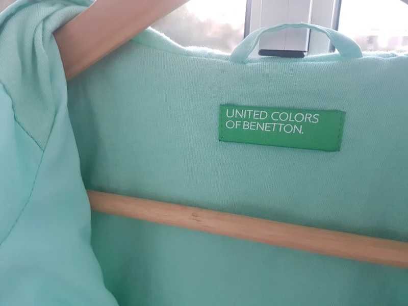 Corta Vento | Parka | Kispo | Impermeável verde água Benetton 10 anos
