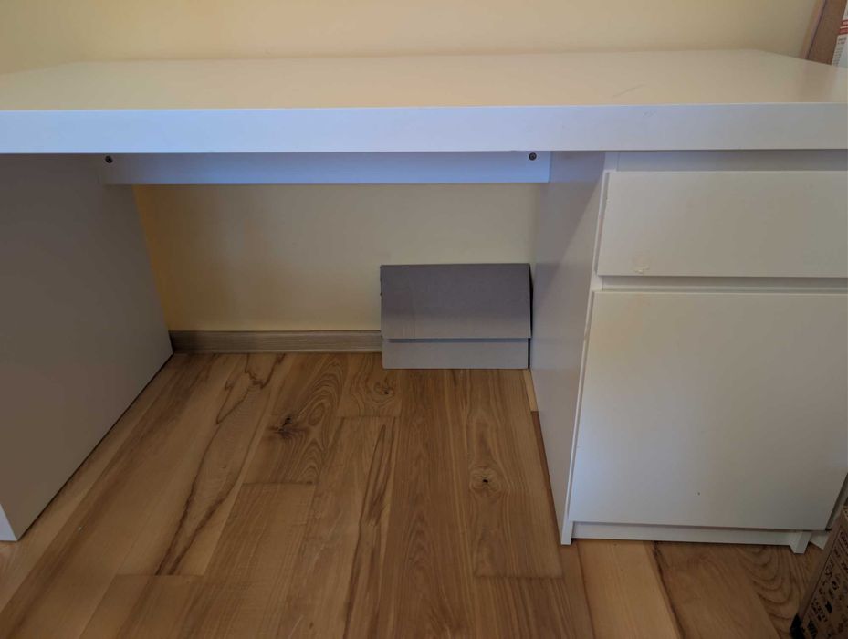 Biurko Malm Ikea białe